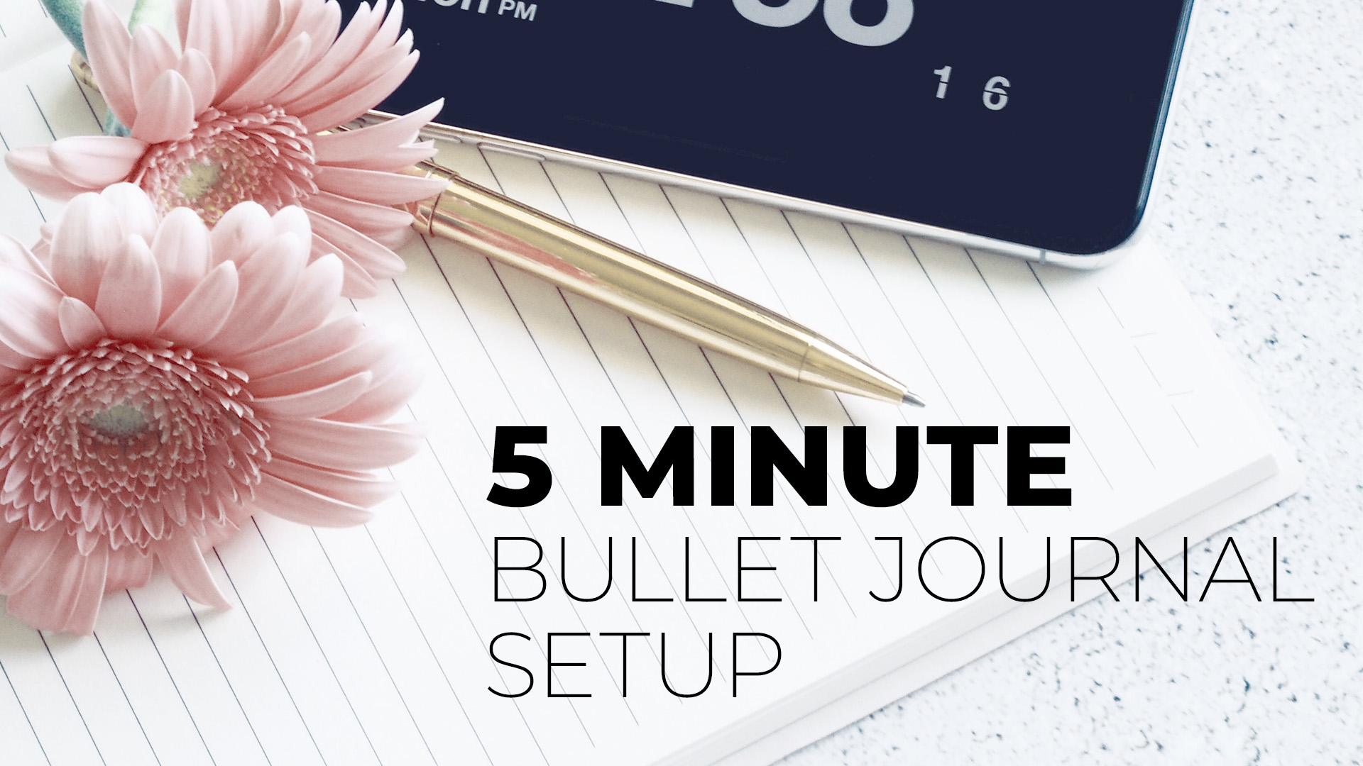 5 Minute Bullet Journal Setup (for email subscribers only)